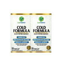 Load image into Gallery viewer, Cold Formula 100 veggie capsules - Proven Relief for Cold Season - LeafSource® Canada