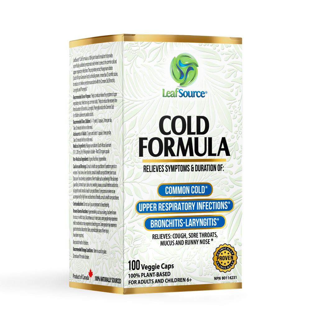 
                  
                    Cold Formula 100 veggie capsules - Proven Relief for Cold Season - LeafSource® Canada
                  
                