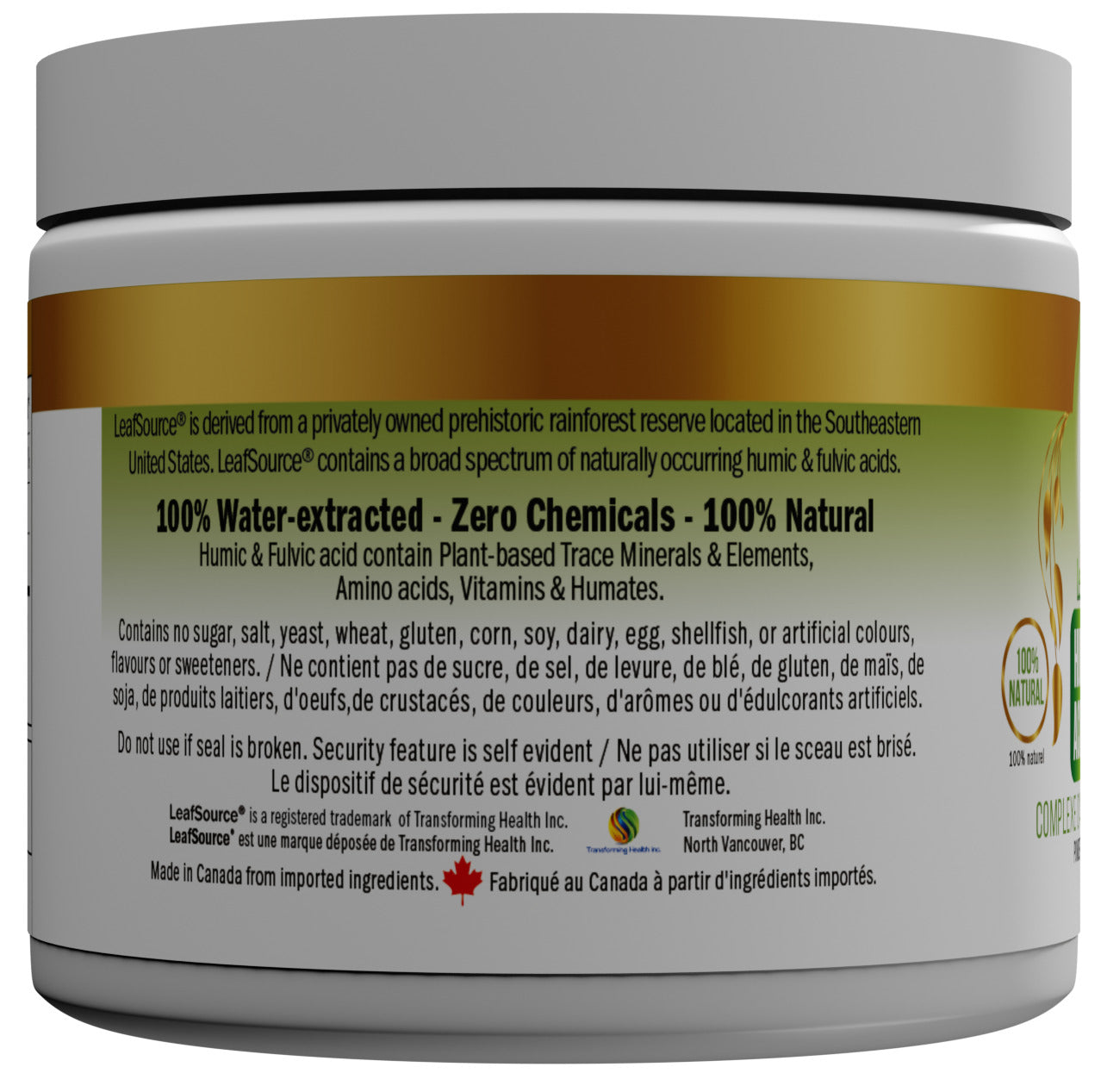 
                  
                    Humic Fulvic Acid Powder 100g - LeafSource® Canada
                  
                