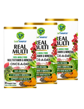 Load image into Gallery viewer, LeafSource ® Real Multi 30 Vegetarian Capsules - One A Day Multivitamin made from 100% Whole Foods Fruits &amp; Veggies - LeafSource® Canada