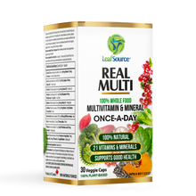 Load image into Gallery viewer, LeafSource ® Real Multi 30 Vegetarian Capsules - One A Day Multivitamin made from 100% Whole Foods Fruits &amp; Veggies - LeafSource® Canada