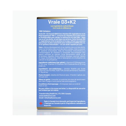 
                  
                    Real D3 K2 (MK7) 100 Soft Gel - Plant Based
                  
                
