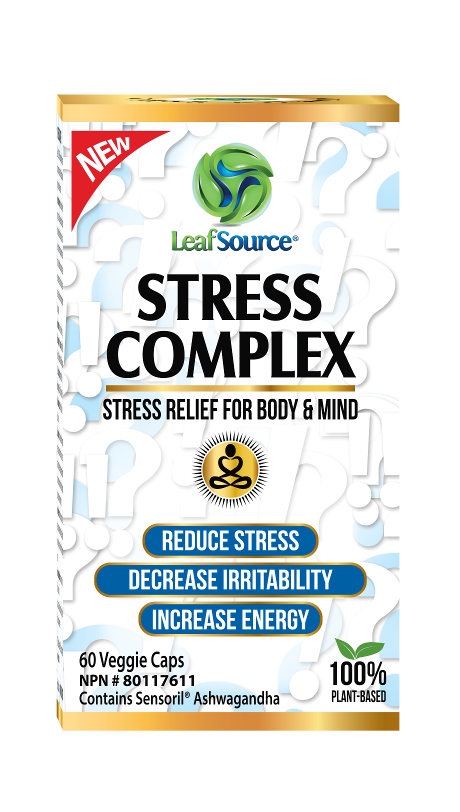 Stress Complex 60 vcap with Ashwagandha - LeafSource – LeafSource 