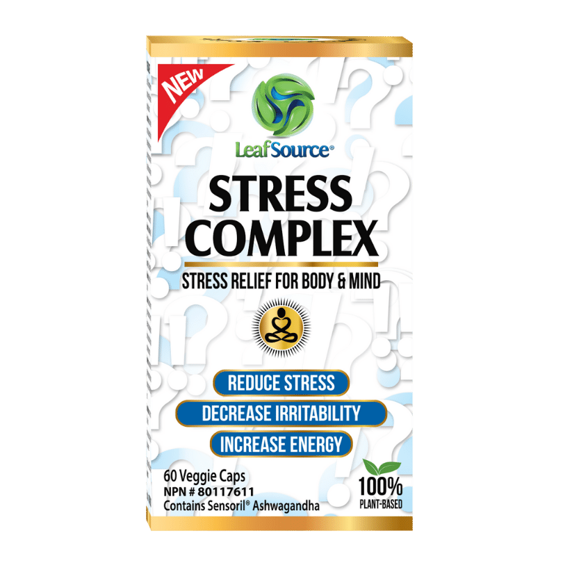 Stress Complex - Relieves Stress Symptoms 60 Capsules LeafSource®