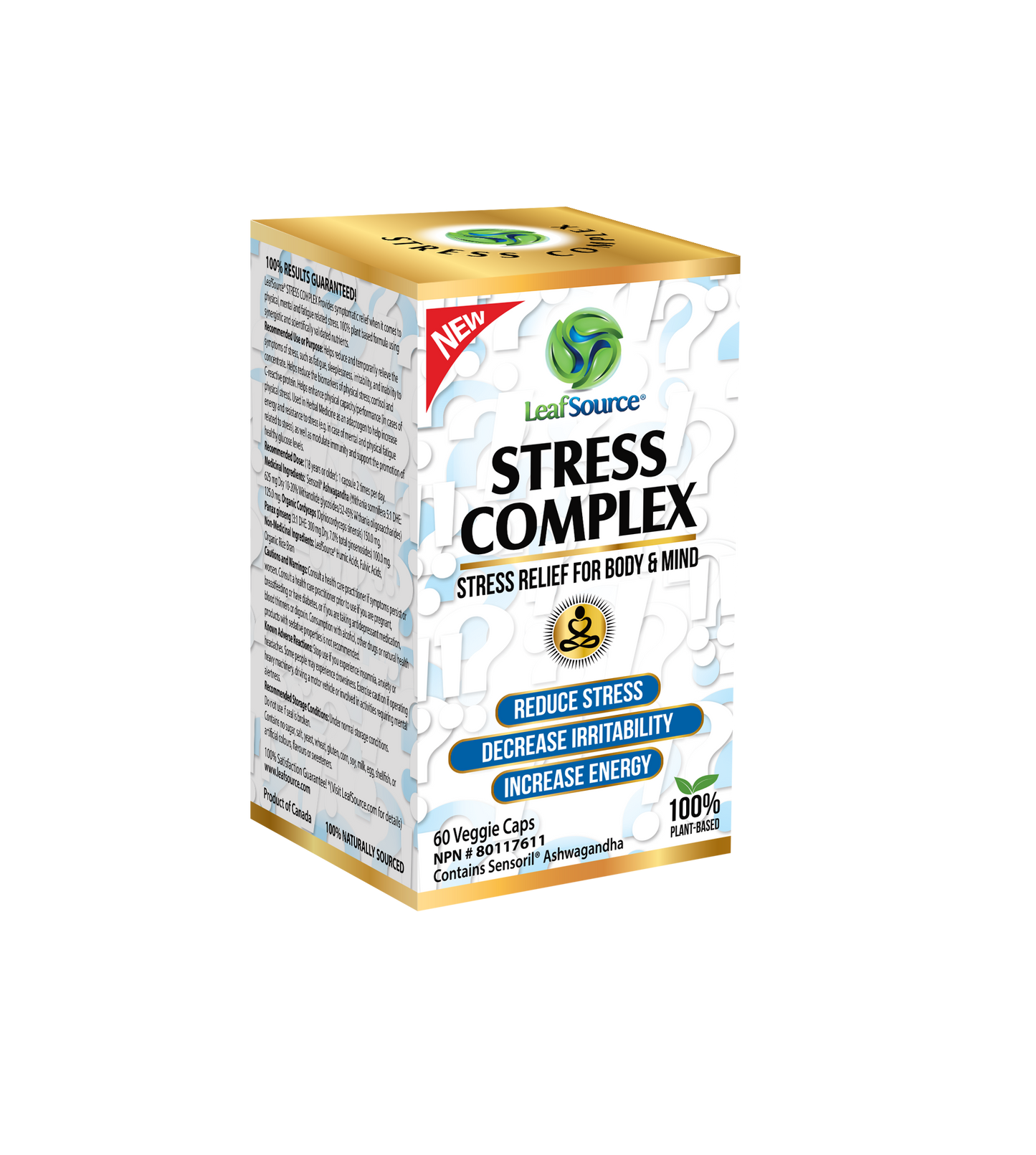 
                  
                    Stress Complex 60 vcap with Ashwagandha - LeafSource - LeafSource® Canada
                  
                